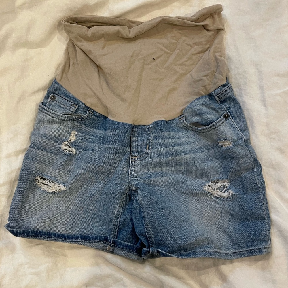 Maternity Jean Shorts
